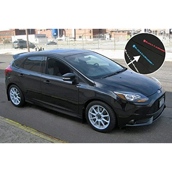 Rally Armor 2012+ Ford Focus, ST, RS Mud Flaps Light Blue Logo