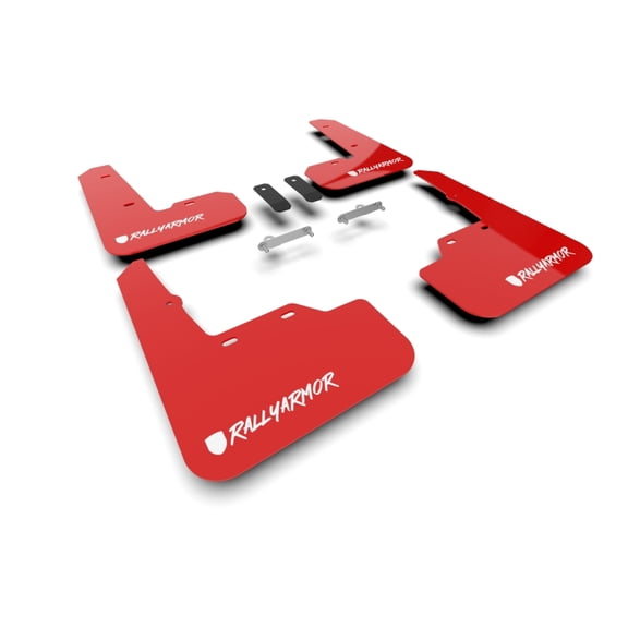 Rally Armor 22-25 Subaru WRX Red UR Mud Flap Altered Font White Logo
