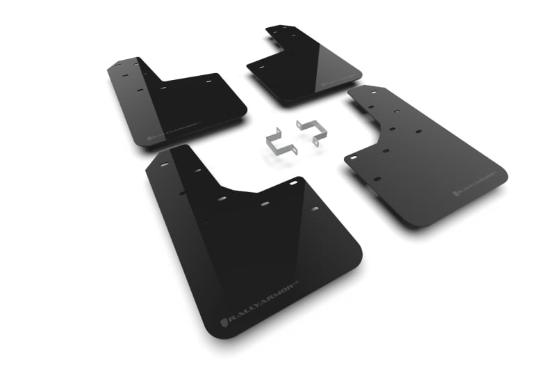 Rally Armor 23-25 Ford Ranger Raptor Black UR Mud Flap Grey Logo ...