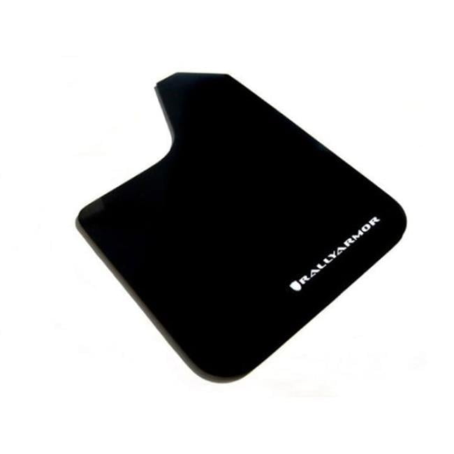 Rally Armor MF12-BAS-WH Universal Basic Mud Flap with White Logo