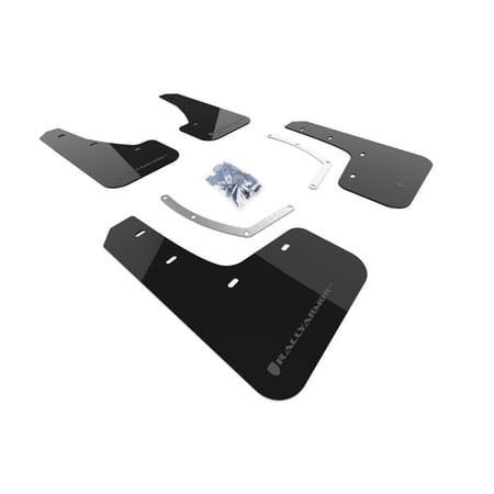 Rally Armor for 18-19 Subaru Ascent UR Black Mud Flap w/ Grey Logo Fits select: 2021-2023 SUBARU ASCENT LIMITED