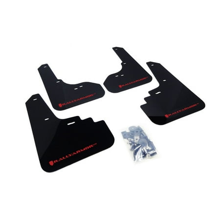 Rally Armor for 2005-2009 Legacy GT and Outback UR Black Mud Flap w/ Red Logo