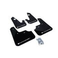 thumbnail image 1 of Rally Armor for 2007+ Mitsubishi Lancer UR Black Mud Flap w/ White Logo, 1 of 2