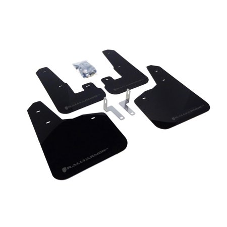Rally Armor for 2010+ Subaru Legacy UR Black Mud Flap w/ Grey Logo
