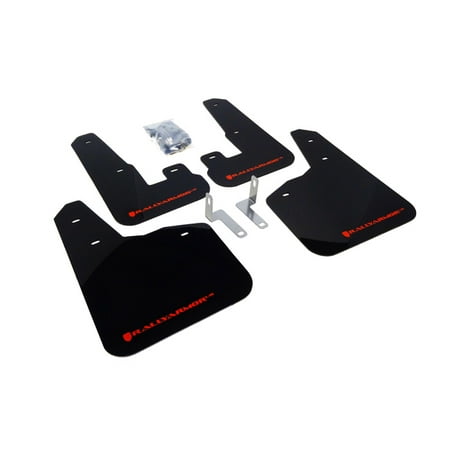 Rally Armor for 2010+ Subaru Legacy UR Black Mud Flap w/ Red Logo