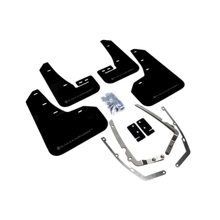 Rally Armor for 2015+ VW Golf/GTI/TSI UR Black Mud Flap w/ Grey Logo