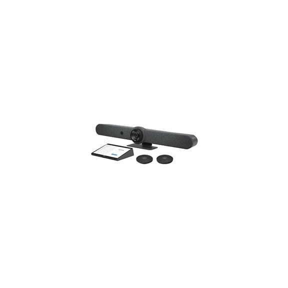 Logitech Rally Bar 4K Ultra HD All-in-One Video Conference Camera with ASUS NUC Mini PC, 10.1" TAP Touch Controller and 2x Mic Pods, TAA Compliant