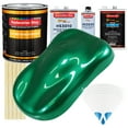 thumbnail image 1 of Rally Green Metallic Gallon URETHANE BASECOAT CLEARCOAT Auto Paint SLOW Kit, 1 of 6