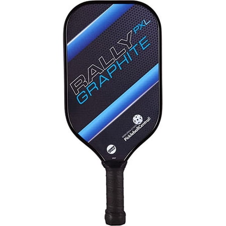 Rally PXL Graphite Pickleball Paddle | Polymer Composite Honeycomb Core, Graphite Carbon Face | Lightweight | USAPA Approved(Blue)