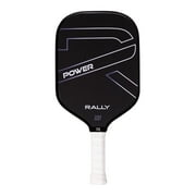 Rally Power Raw Carbon Pickleball Paddle – Carbon Fiber Face, 14mm Polypropylene Core, Enhanced Spin & Sweet Spot, 16" Length, 8oz Lightweight Design for Power Players (Power - Grey)