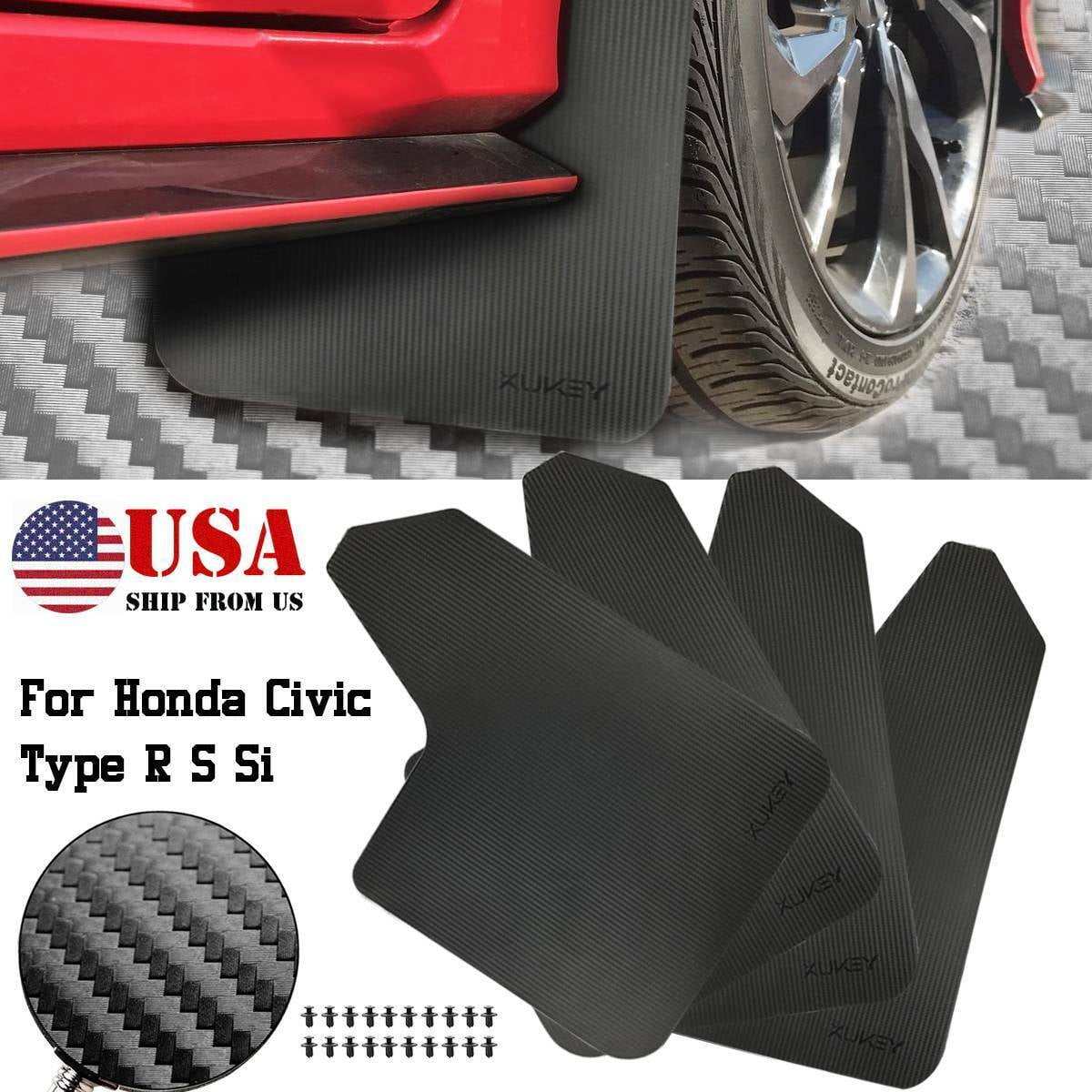 Rally Racing Mud Flaps Mudguards Splash Guards For Honda Civic Type R
