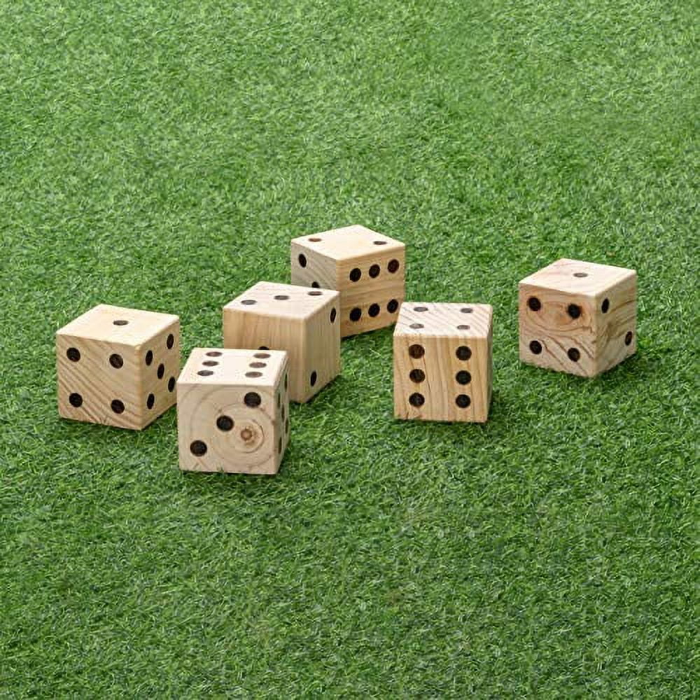 Rally and Roar Giant Dice Game Set for Adults, Families Outdoor
