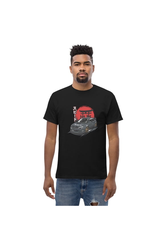 Rally STI drift king jdm Men's classic tee (Black, S)