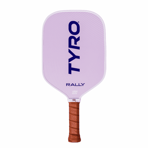 Rally Tyro 2 Pickleball Paddle, 7.0-7.5 oz, Polymer Core, 5" Handle, Purple