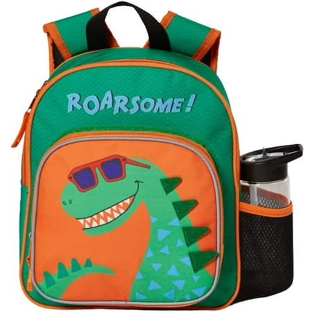 Ralme Boys Dinosaur Toddler Mini Backpack with Water Bottle 2 Piece Set 12 inch