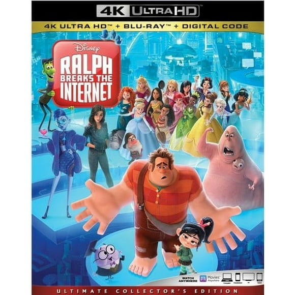 Ralph Breaks The Internet (4K Ultra HD + Blu-ray + Digital Copy)