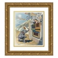 thumbnail image 1 of Ralph Everett Wilder 12x14 Gold Ornate Wood Frame and Double Matted Museum Art Print Titled - Hail, Caesar! We Who Are About to Die Salute Thee! (1912), 1 of 4