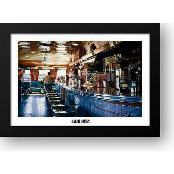 Ralph Goings - Ralph's Diner 40x28 Framed Art Print by Goings, Ralph