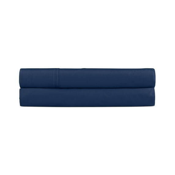 Ralph Lauren 464 Thread Count Cotton Percale Flat Sheet, Polo Navy Twin