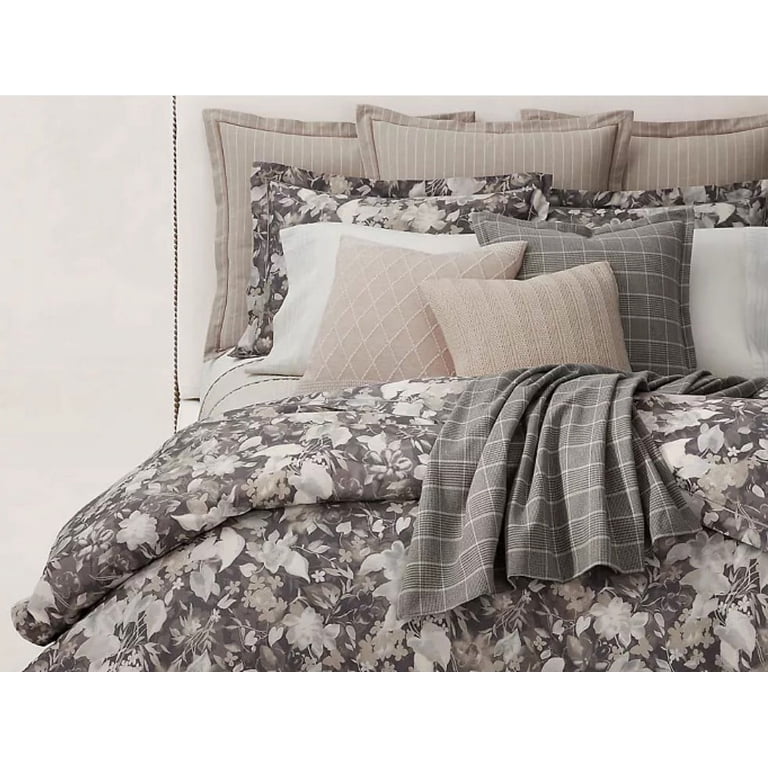 Ralph Lauren Avery Charcoal Full / Queen Comforter 100 % Cotton
