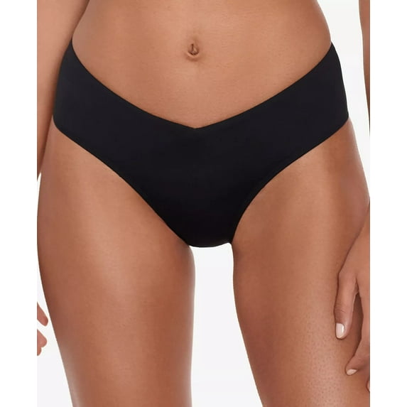 Ralph Lauren BLACK Mid-Rise V-Cut Bikini Swim Bottom, US 6