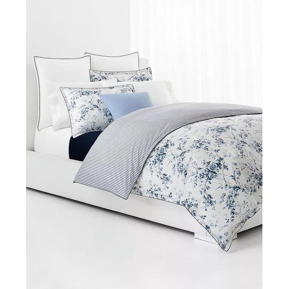 Ralph Lauren BLUE Annie 3-Pc. Duvet Cover Set, US King
