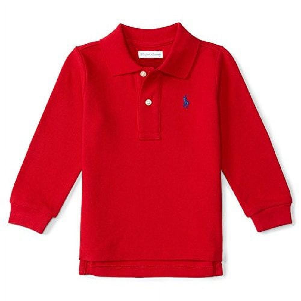 Boys' Cotton Mesh Polo Shirt