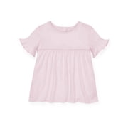 Ralph Lauren Baby Girls Ruffled Cuff Cotton Blend Top 24 Months