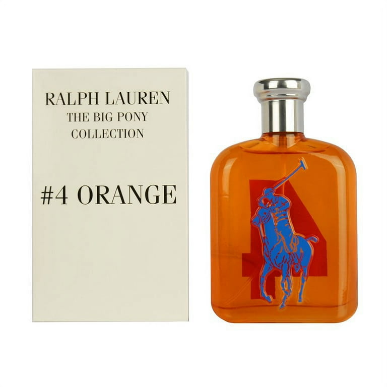 Ralph Lauren Big Pony Collection 4 Orange Eau De Toilette 4.2 oz for Men TSTR