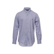 Ralph Lauren Blue Plaid Button Down Shirt Sport , Size Small