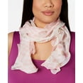 thumbnail image 1 of Ralph Lauren Charlotte Silk Ruffle Scarf Pink, 1 of 3