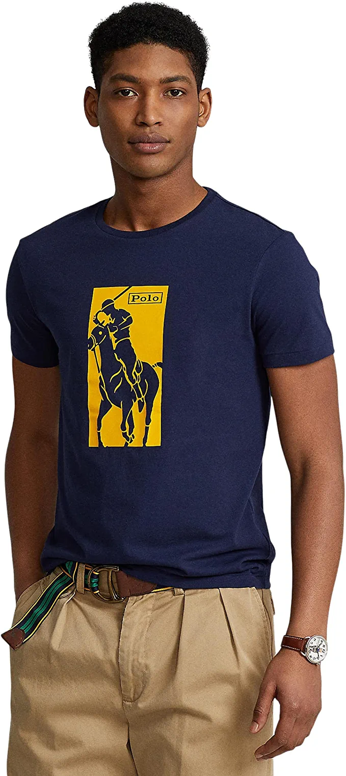 Ralph Lauren Classic Fit Big Pony Logo Cotton Jersey T-Shirt
