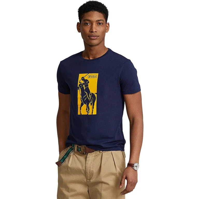 Ralph Lauren Classic Fit Big Pony Logo Cotton Jersey T-Shirt