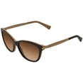thumbnail image 1 of Ralph by Ralph Lauren RA 5201 Plastic Womens Cat-Eye Sunglasses Shiny Black on Nude 54mm Adult, 1 of 3