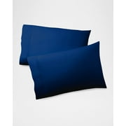 Ralph Lauren HARBOR BLU Organic 464 Percale Pillowcase, US Standard Case