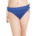 thumbnail image 1 of Ralph Lauren INDIGO Beach Club Solids Wide Shirred Hipster Swim Bottom, US 4, 1 of 4