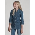 thumbnail image 1 of Ralph Lauren INDIGO Girls Cotton Denim Shirt, US 8, 1 of 4