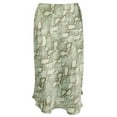 thumbnail image 1 of Ralph Lauren Women's Satin Snakeskin Print A-line Skirt 4 Turquoise Multi, 1 of 3