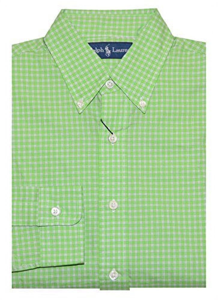 Men Long Sleeve Plaid Shirt