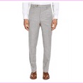 thumbnail image 1 of Ralph Lauren Men Slim-Fit UltraFlex Flat Front Sharkskin Light Grey Pants 34X29, 1 of 2