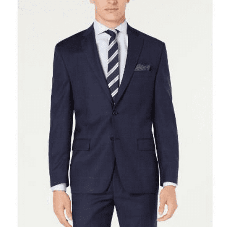 Ralph Lauren Men s Blue Plaid UltraFlex Stretch Suit Jacket Size 60 Long Walmart