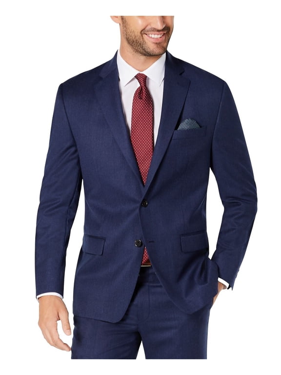Mens Classic-Fit Sport Coat, Navy, 44R