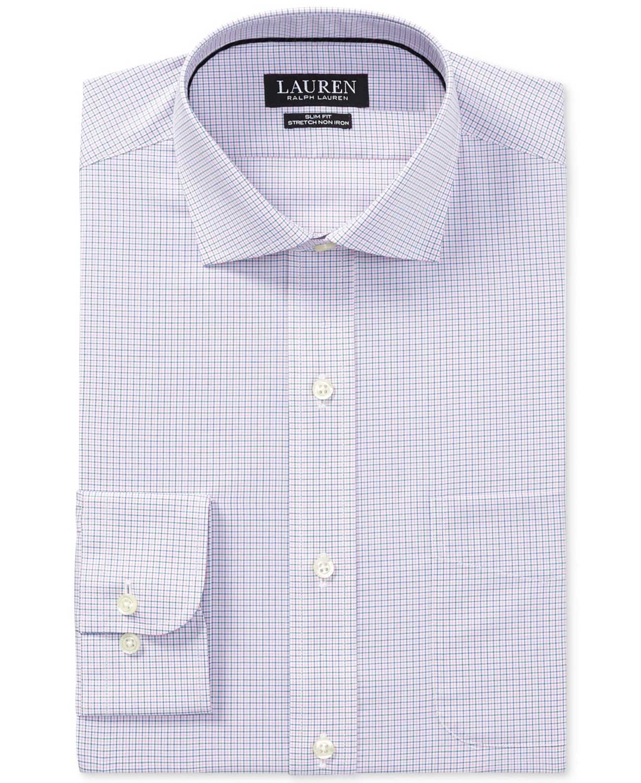 Ralph Lauren Men’s Dress Shirt (Pink/Blue, 17.5×36/37) - image 1 of 2