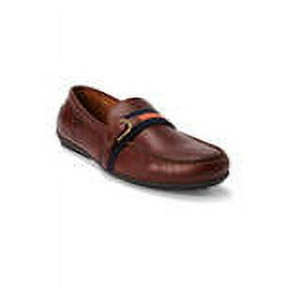 Ralph Lauren Men's Riali  Deep Tan Loafers Size 10M