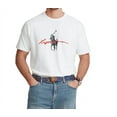 thumbnail image 1 of Ralph Lauren Men's White Big And Tall Big Pony Tee, 2LT, 1 of 1
