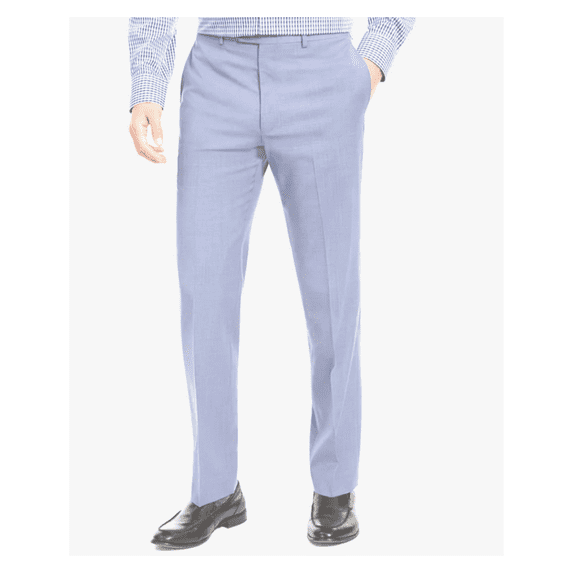 Ralph Lauren Men slim-Fit UltraFlex Stretch Flat Front Dress Pant 42X32