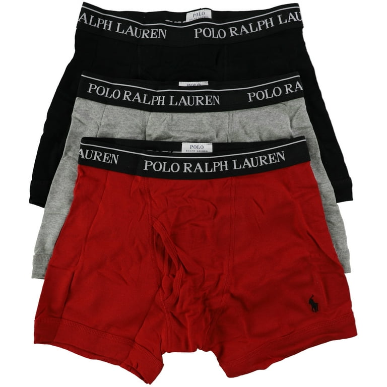 Ralph Lauren Mens 3-pack Underwear Boxer Briefs rh S/No Inseam