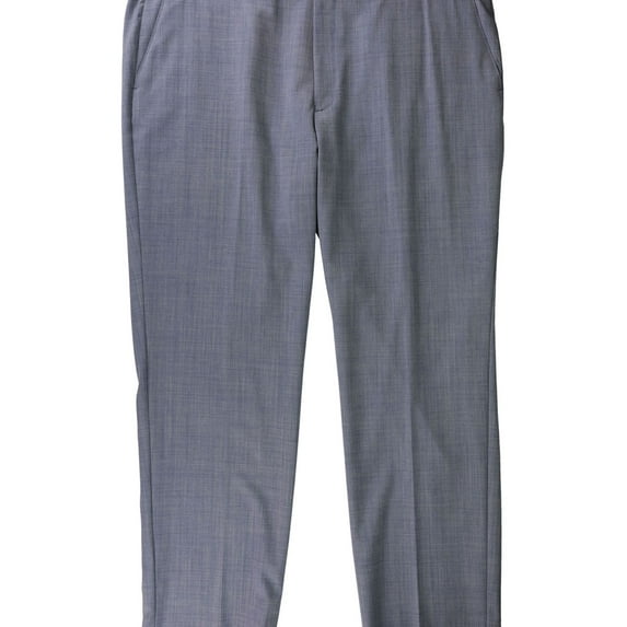Ralph Lauren Mens Blue Screen Dress Pants Slacks, Blue, 40W x 32L