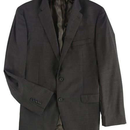 Ralph Lauren Mens Check Two Button Blazer Jacket, Brown, 41 Regular