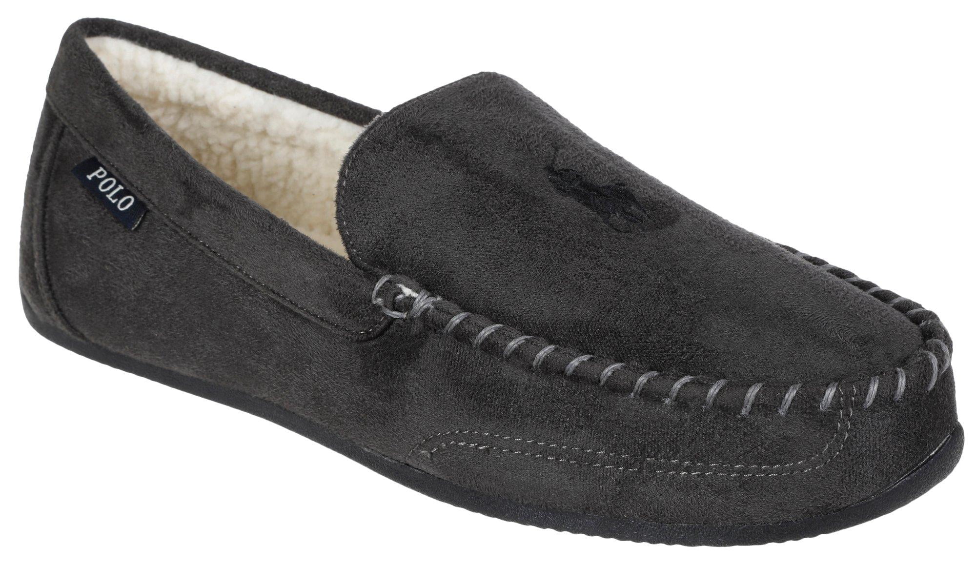 ralph lauren mens moccasin slippers